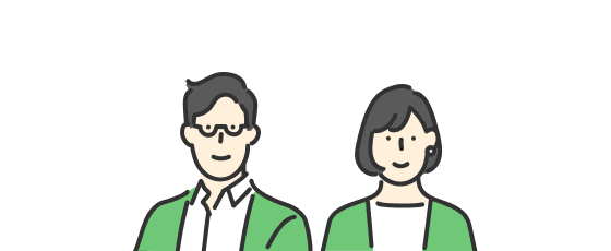 男性と女性のイラスト